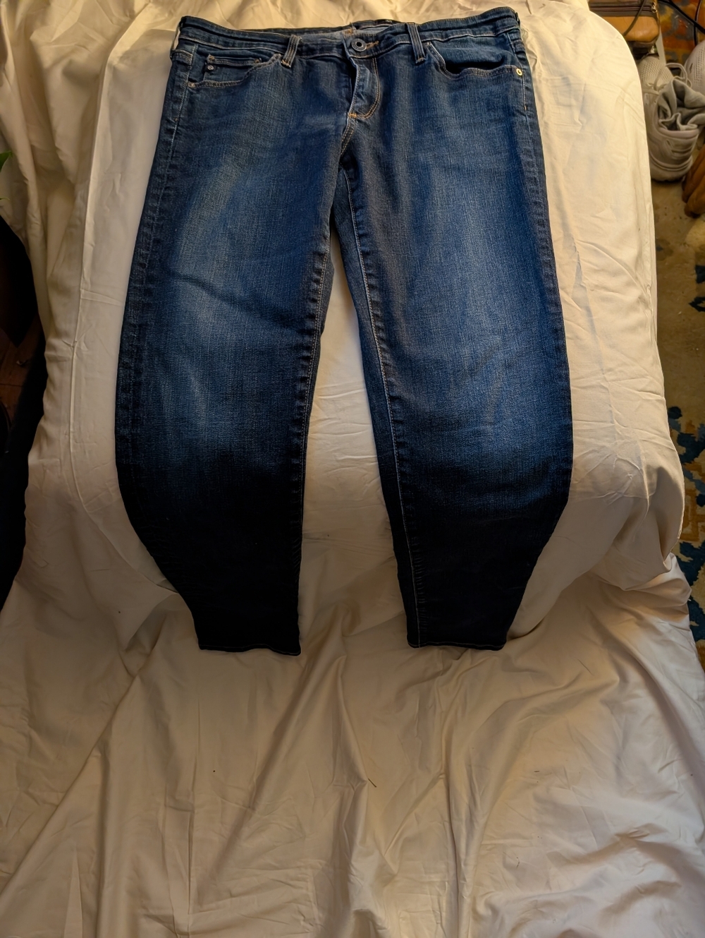Hudson Jeans Boyfriend Cut Dark Blue Denim